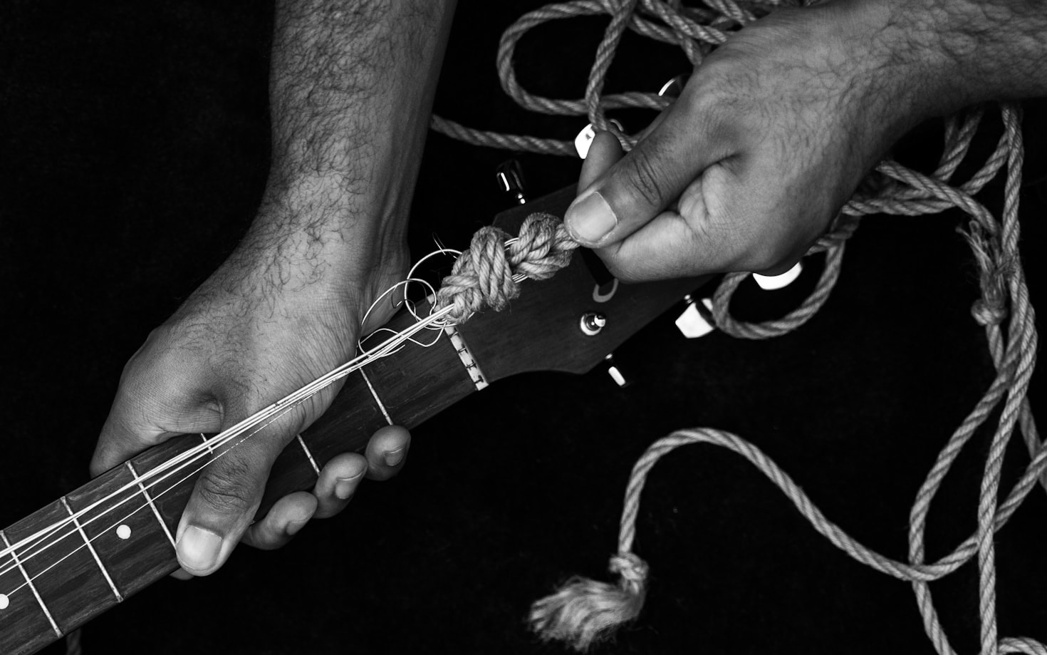 The Fusion of Art, Rope, and Photography